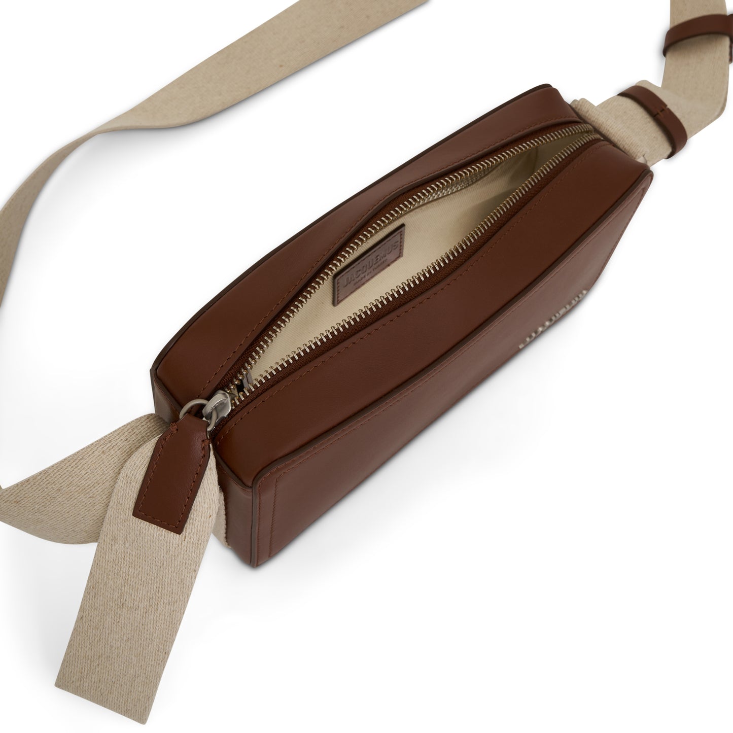 Le Cuerda Horizontal Leather Bag in Brown