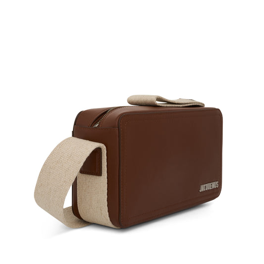 Le Cuerda Horizontal Leather Bag in Brown