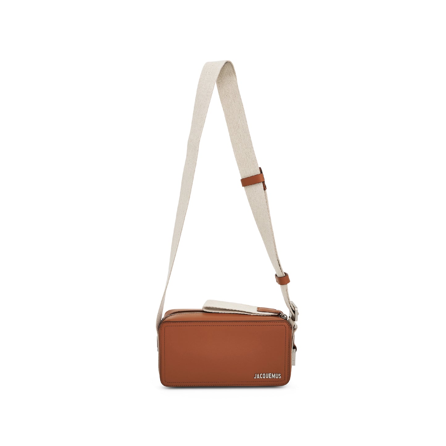 Le Cuerda Horizontal Leather Bag in Light Brown 2