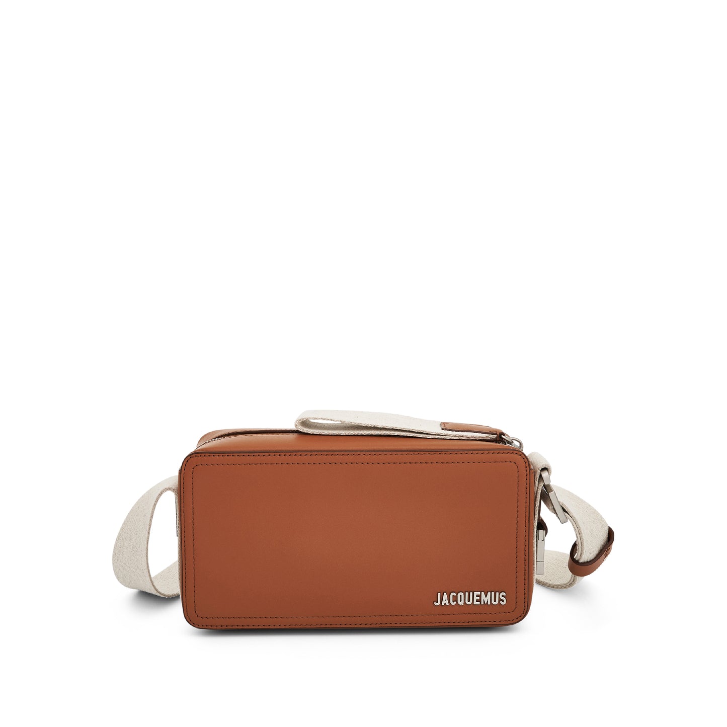 Le Cuerda Horizontal Leather Bag in Light Brown 2