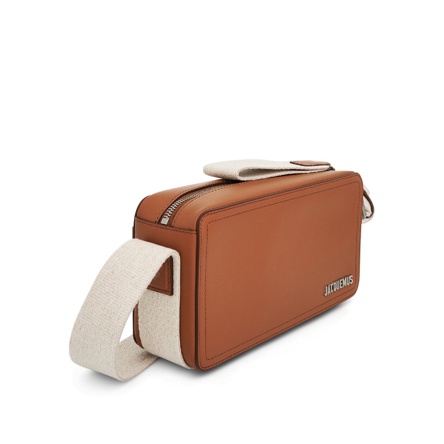 Le Cuerda Horizontal Leather Bag in Light Brown 2