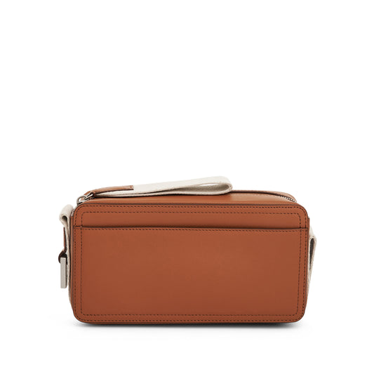 Le Cuerda Horizontal Leather Bag in Light Brown 2