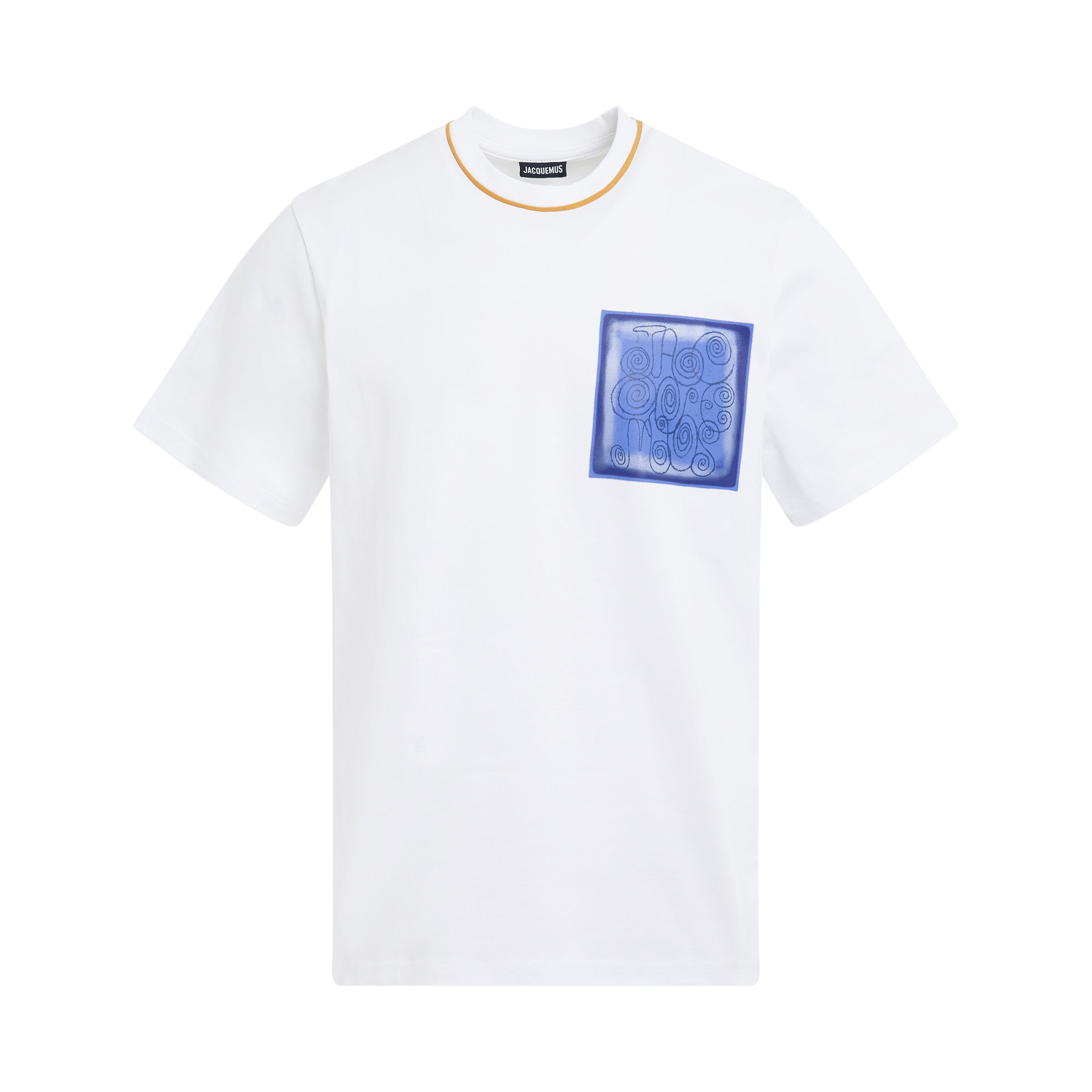 Duelo Mosiac Print T-Shirt in White