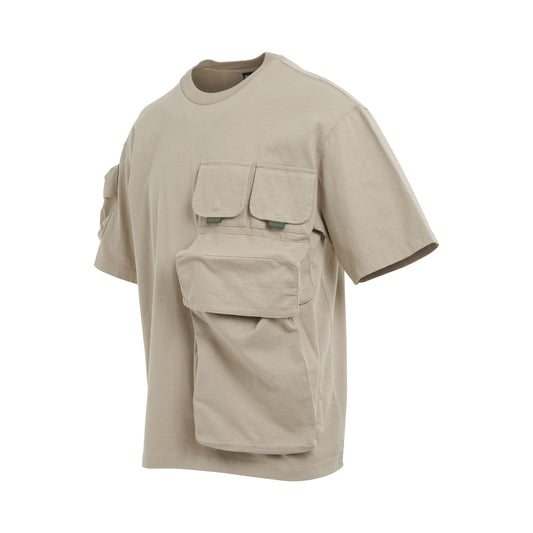 Bolso Pocket T-Shirt in Khaki