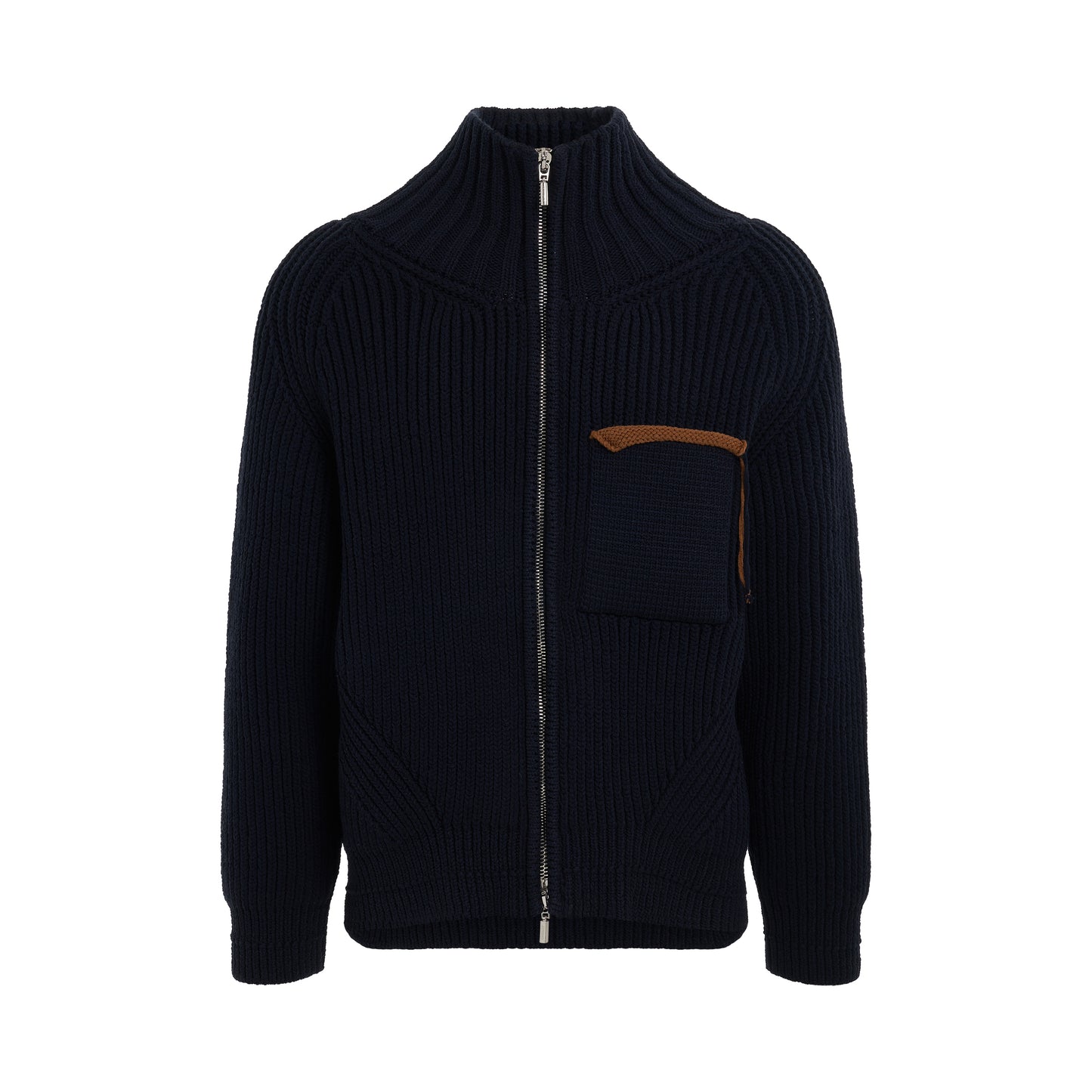 Arco Chunky Cardigan in Navy