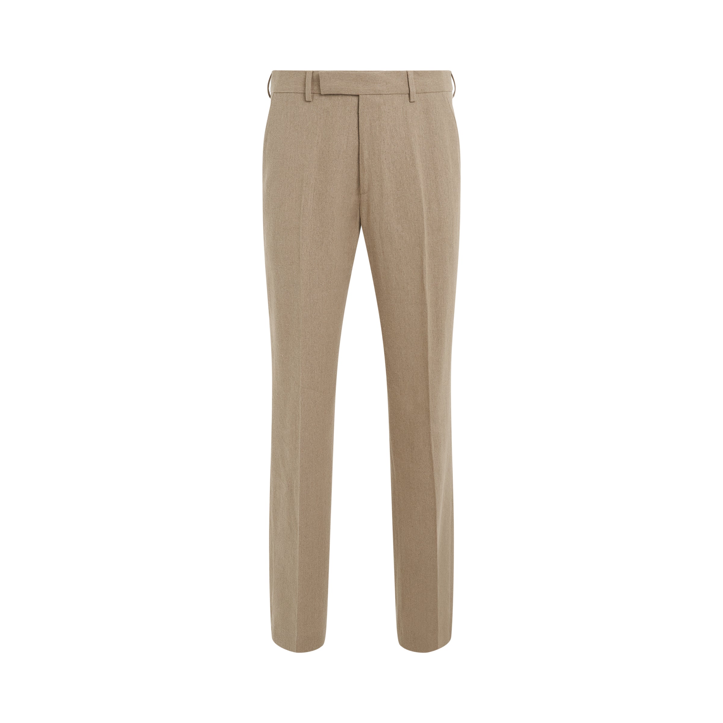 Feijoa Pressed Pleat Pants in Beige