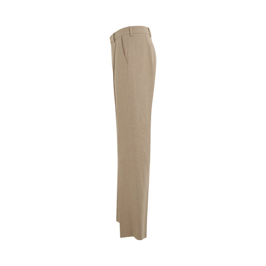 Feijoa Pressed Pleat Pants in Beige