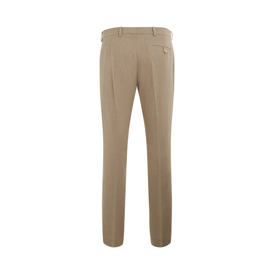 Feijoa Pressed Pleat Pants in Beige