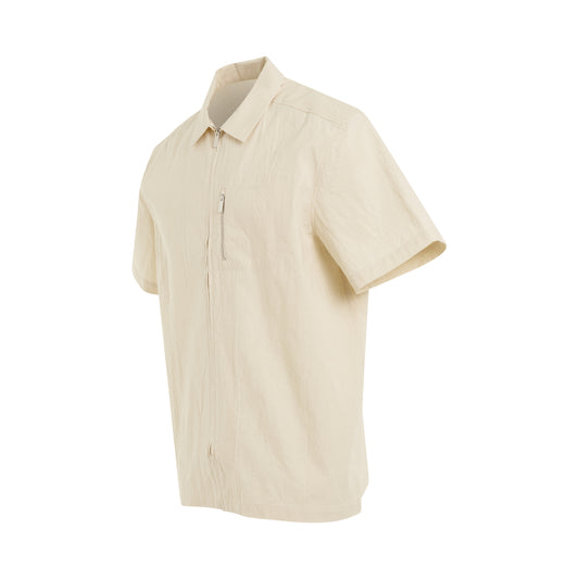 Banho Short Sleeve Shirt in Off White