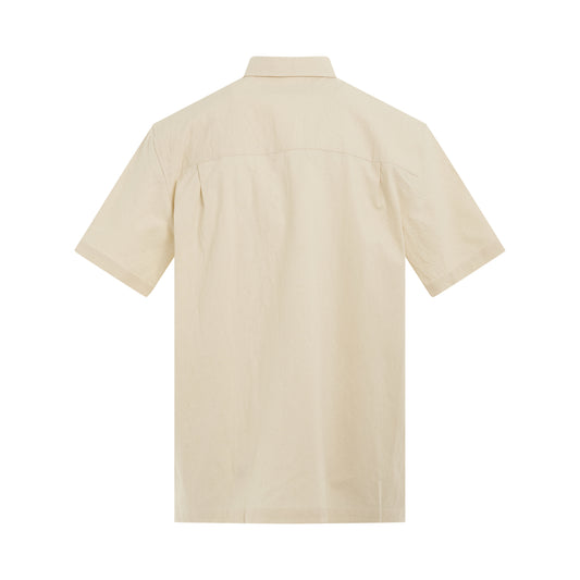 Banho Short Sleeve Shirt in Off White