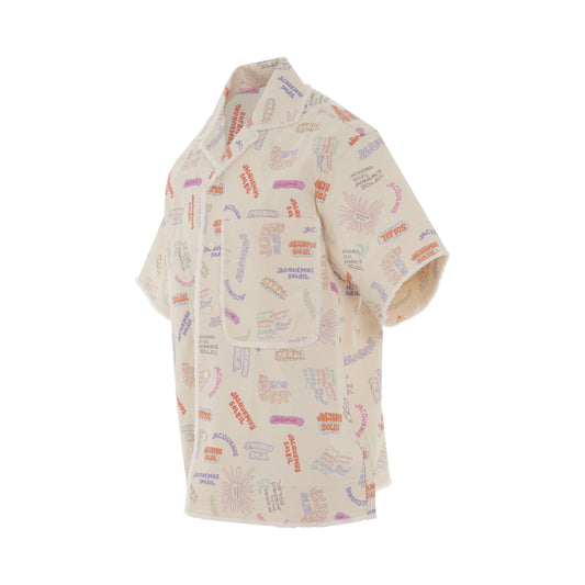 Artichaut Short Sleeve Shirt in Multi Print