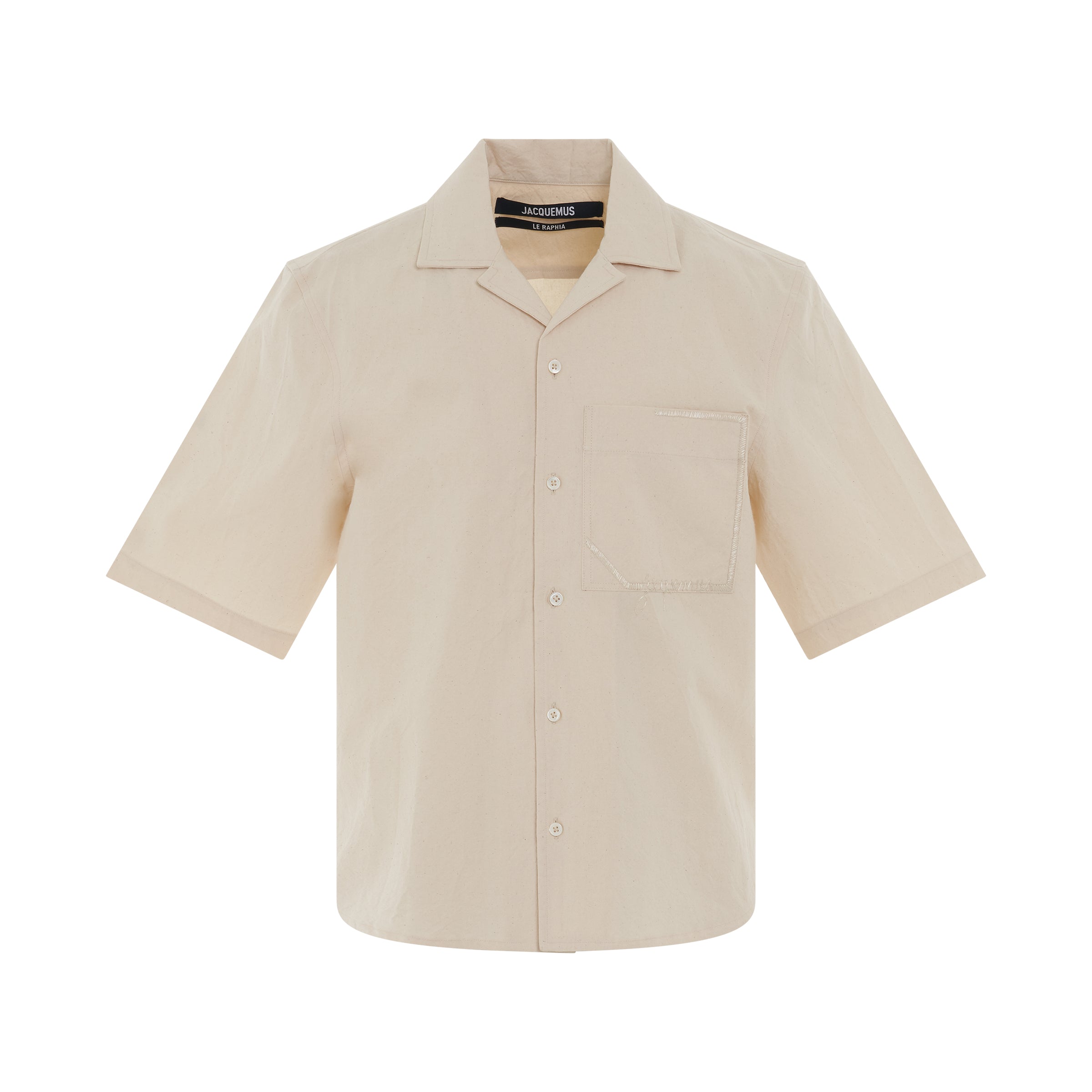 Cordao Short Sleeve Shirt in White