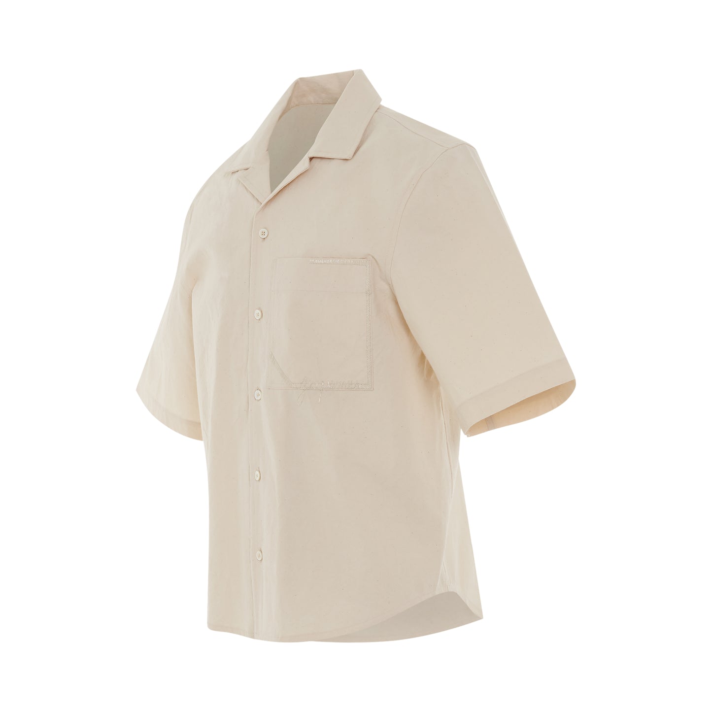 Cordao Short Sleeve Shirt in White