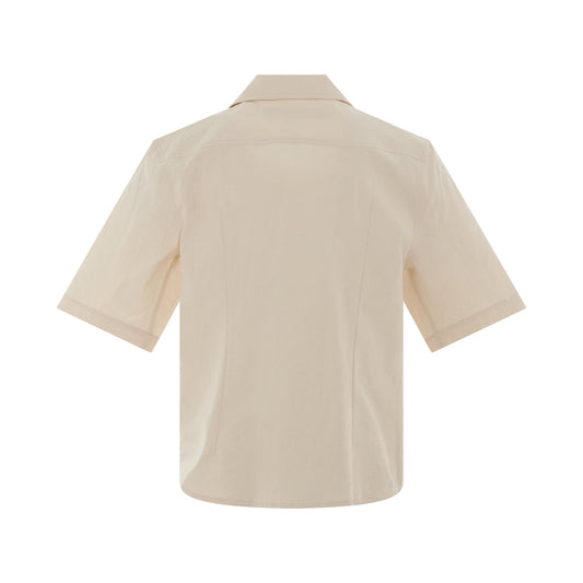 Cordao Short Sleeve Shirt in White