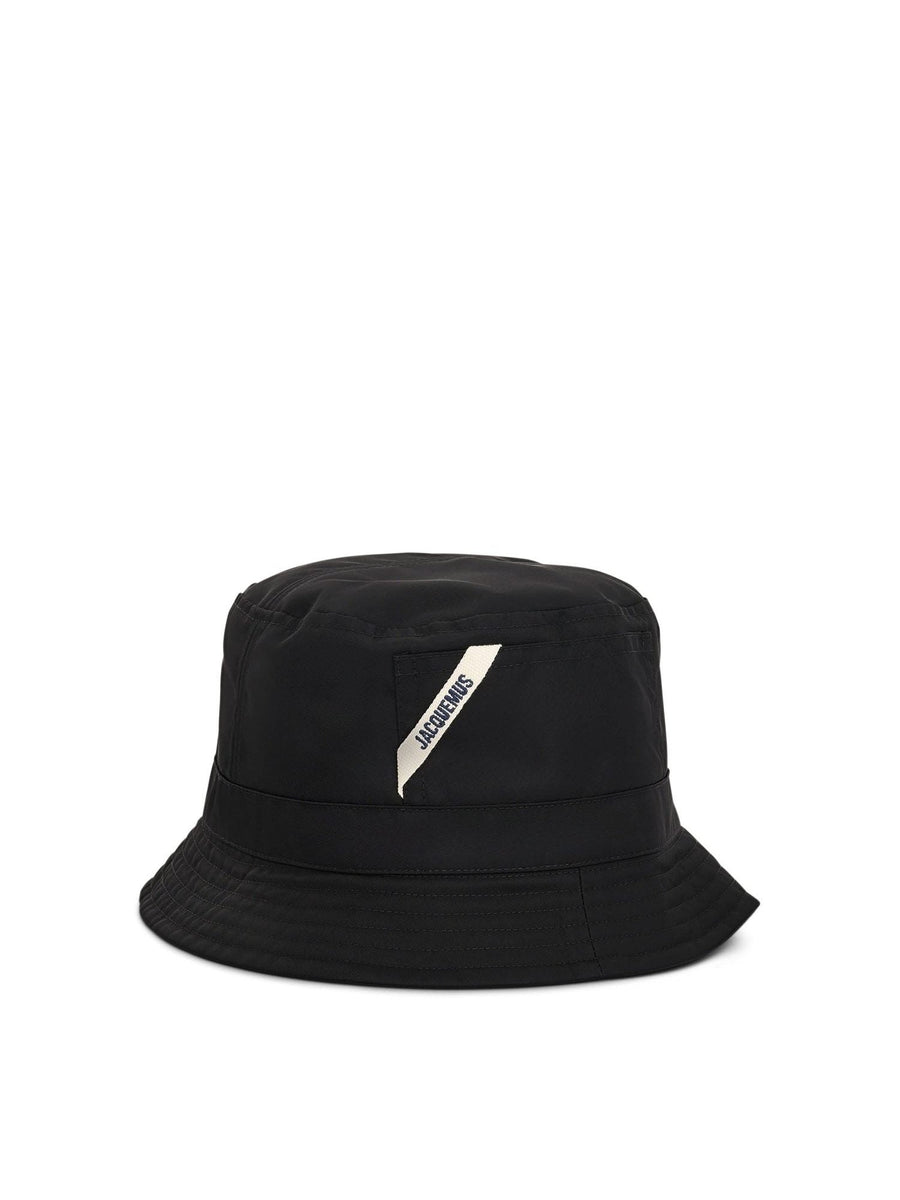Ovalie Logo Bucket Hat in Black