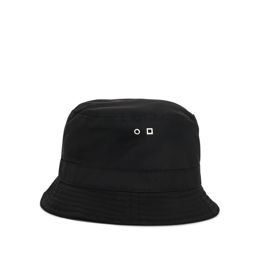 Ovalie Logo Bucket Hat in Black