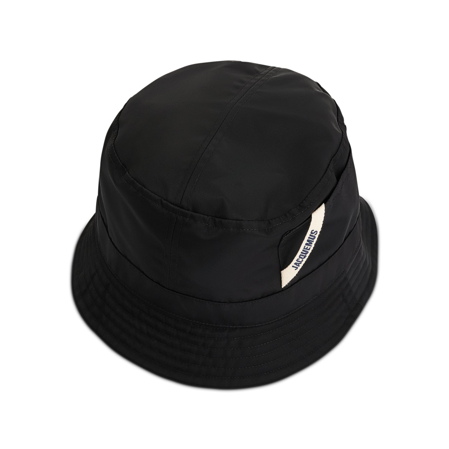Ovalie Logo Bucket Hat in Black