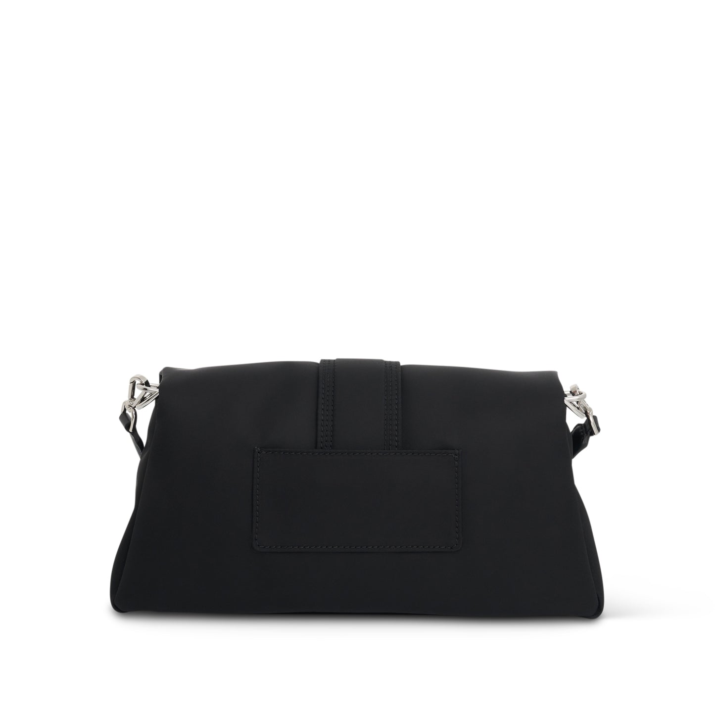 Le Bambimou Nylon Puffed Flap Bag in Black
