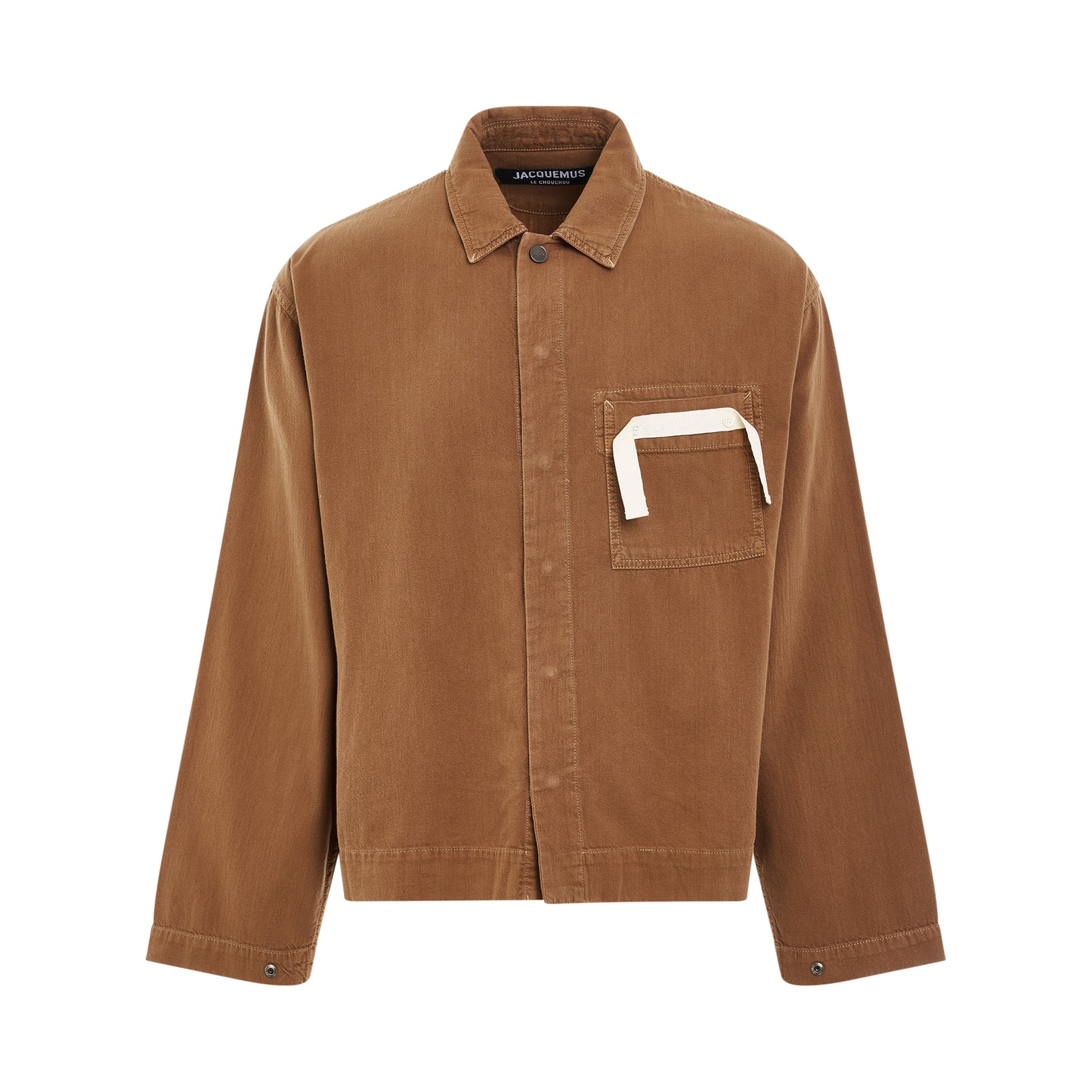 La Chemise De-Nimes Denim Shirt in Camel/Beige