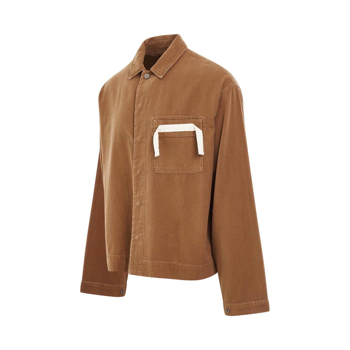 La Chemise De-Nimes Denim Shirt in Camel/Beige