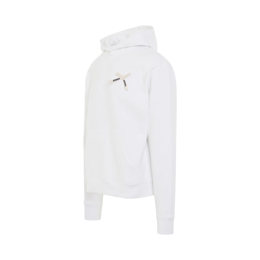 Noeud Knot Hoodie in White