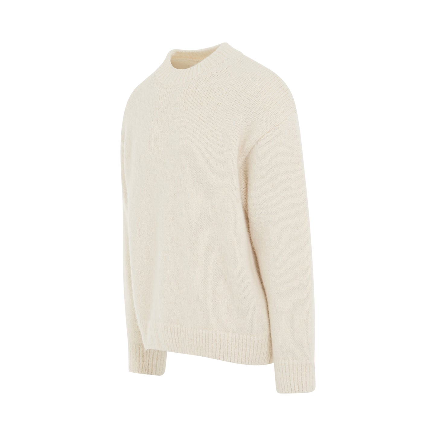 Pavane Back Logo Knit in Off-White