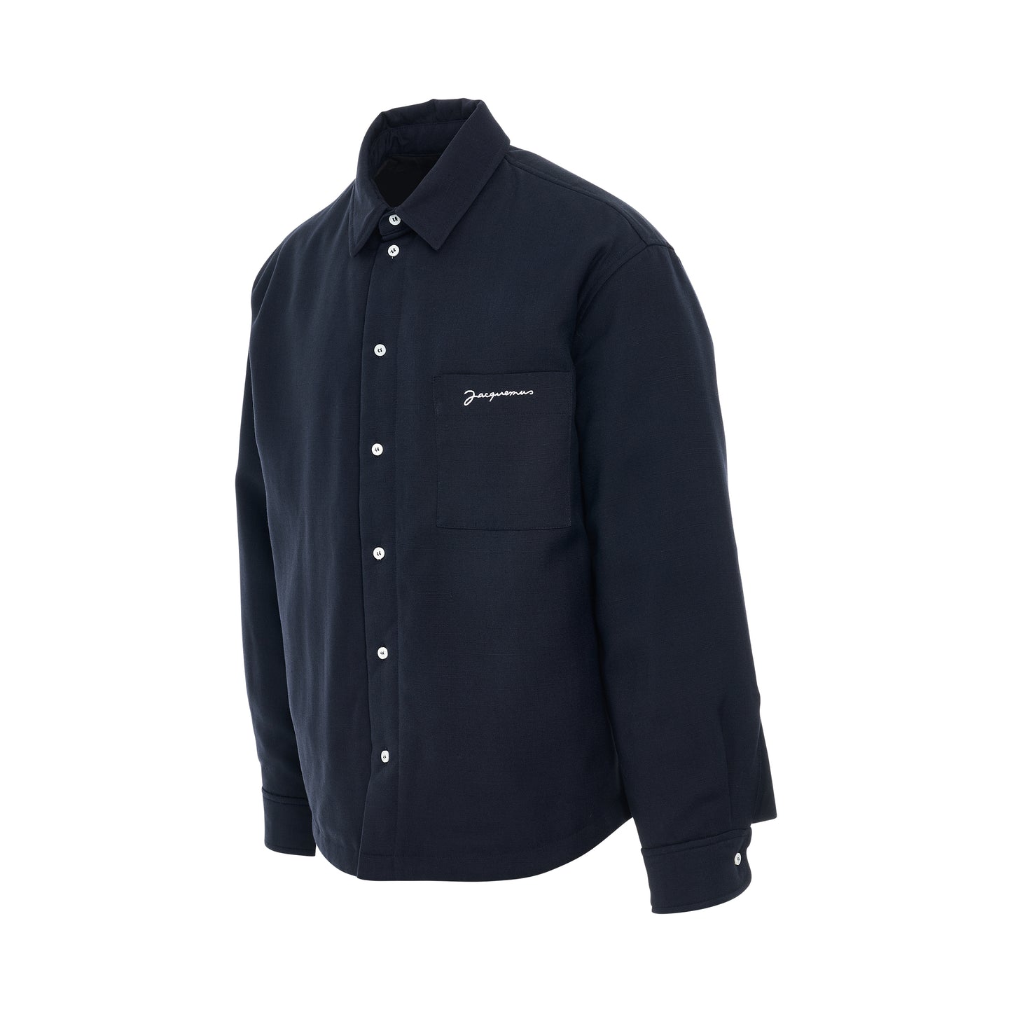 Boulanger Padded Overshirt in Dark Navy