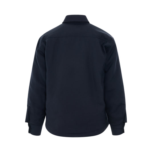 Boulanger Padded Overshirt in Dark Navy