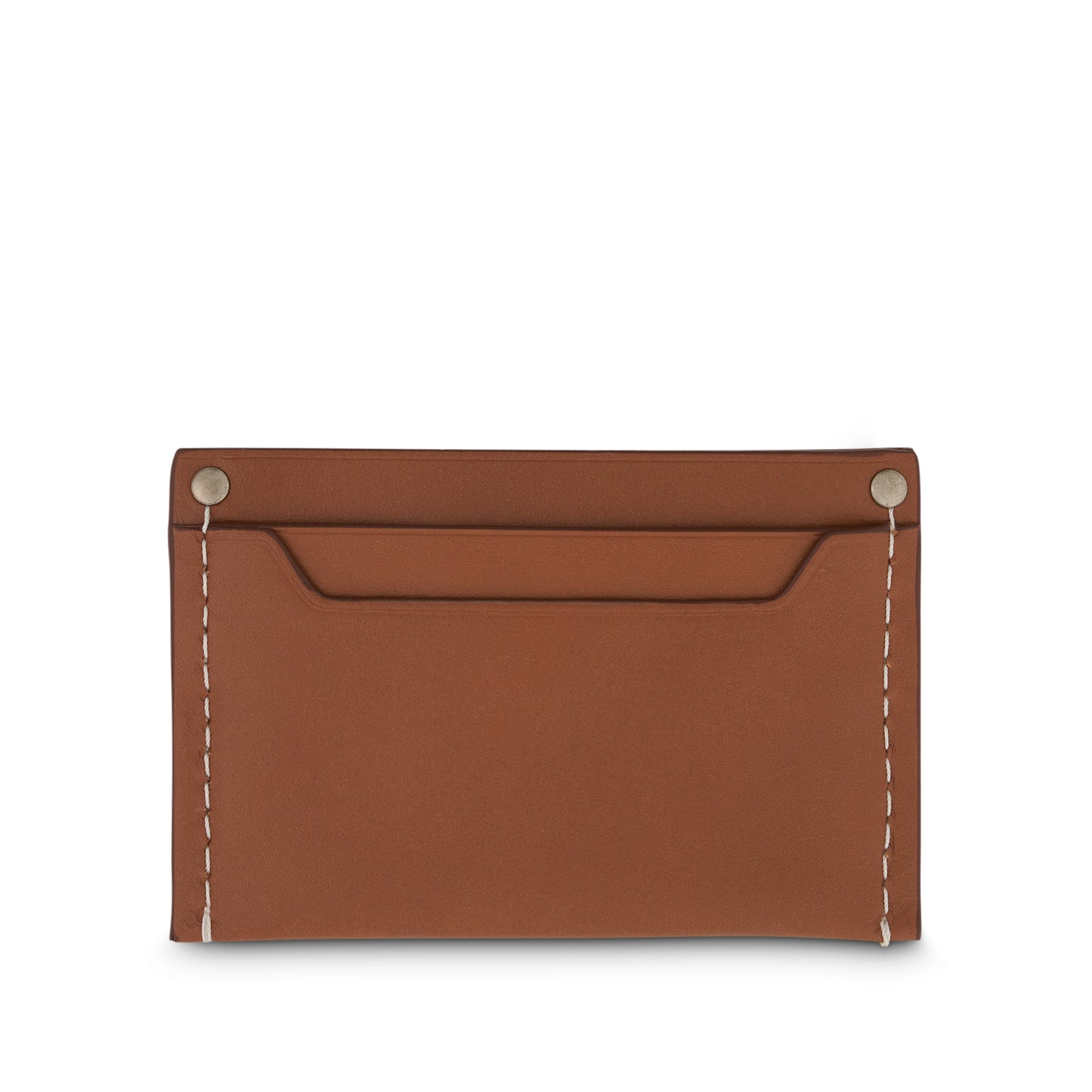 Le Porte Carte Meunier Leather Card Holder in Light Brown 2