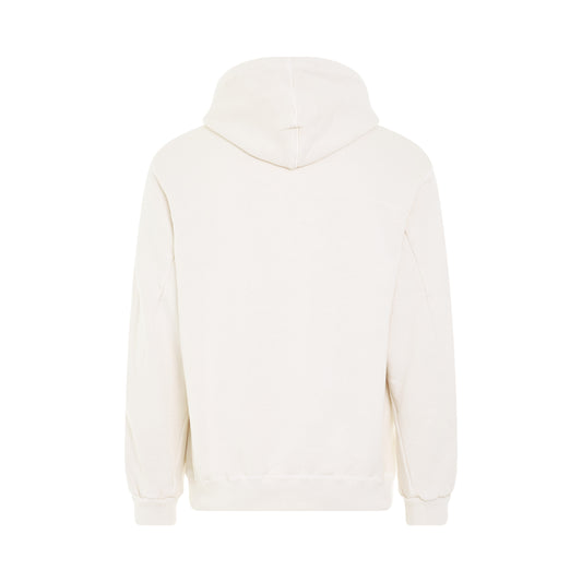 Stuffed Rabbit During Break Hoodie in White