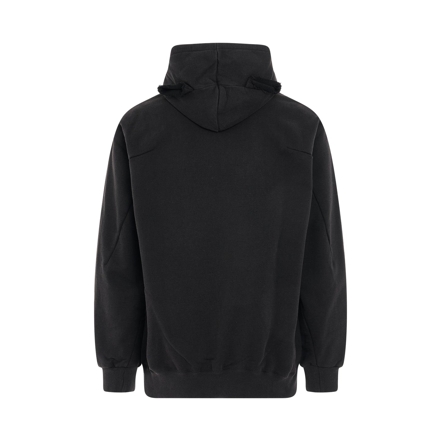 "DOUBLAND" Embroidery Hoodie in Black