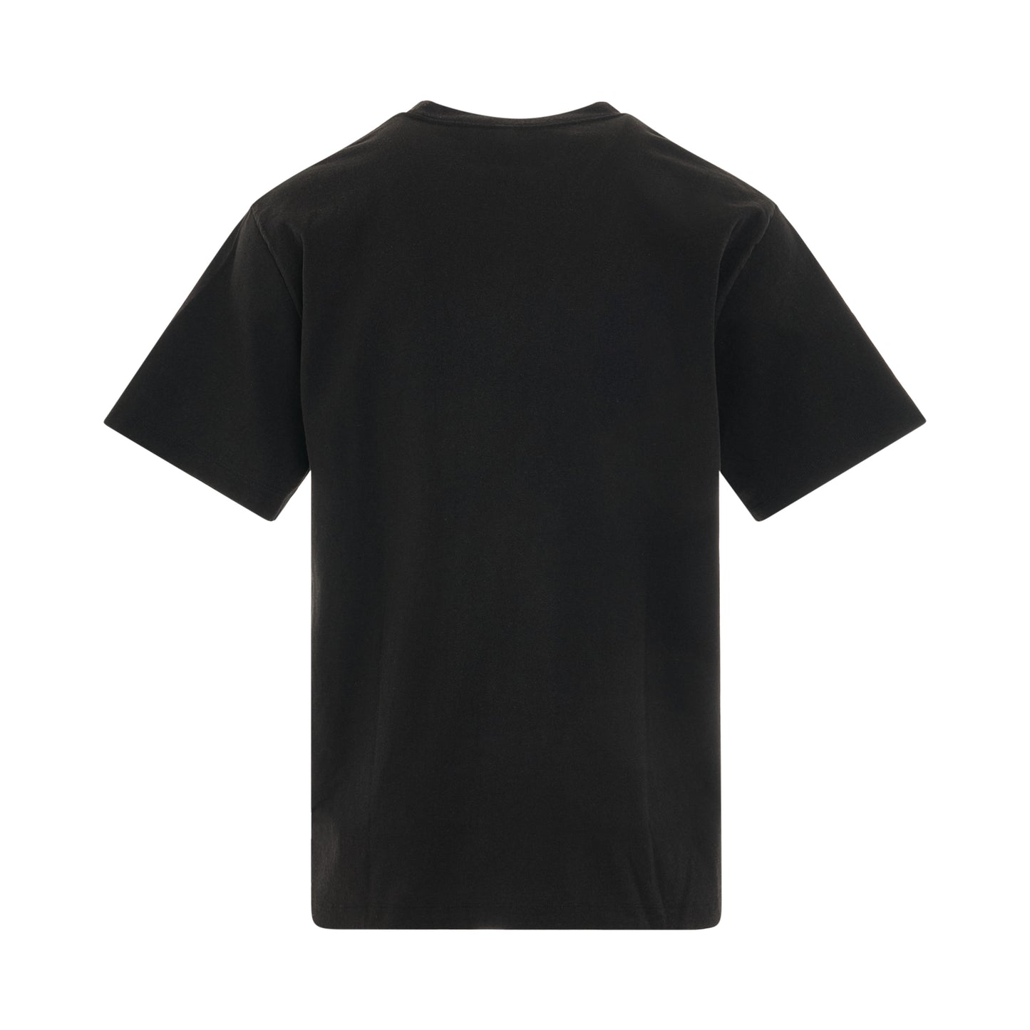 "DOUBLAND" Embroidery T-Shirt in Black