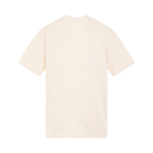 "DOUBLAND" Embroidery T-Shirt in White