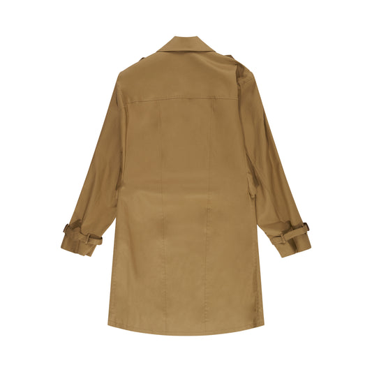 Invisible Trench Coat in Beige