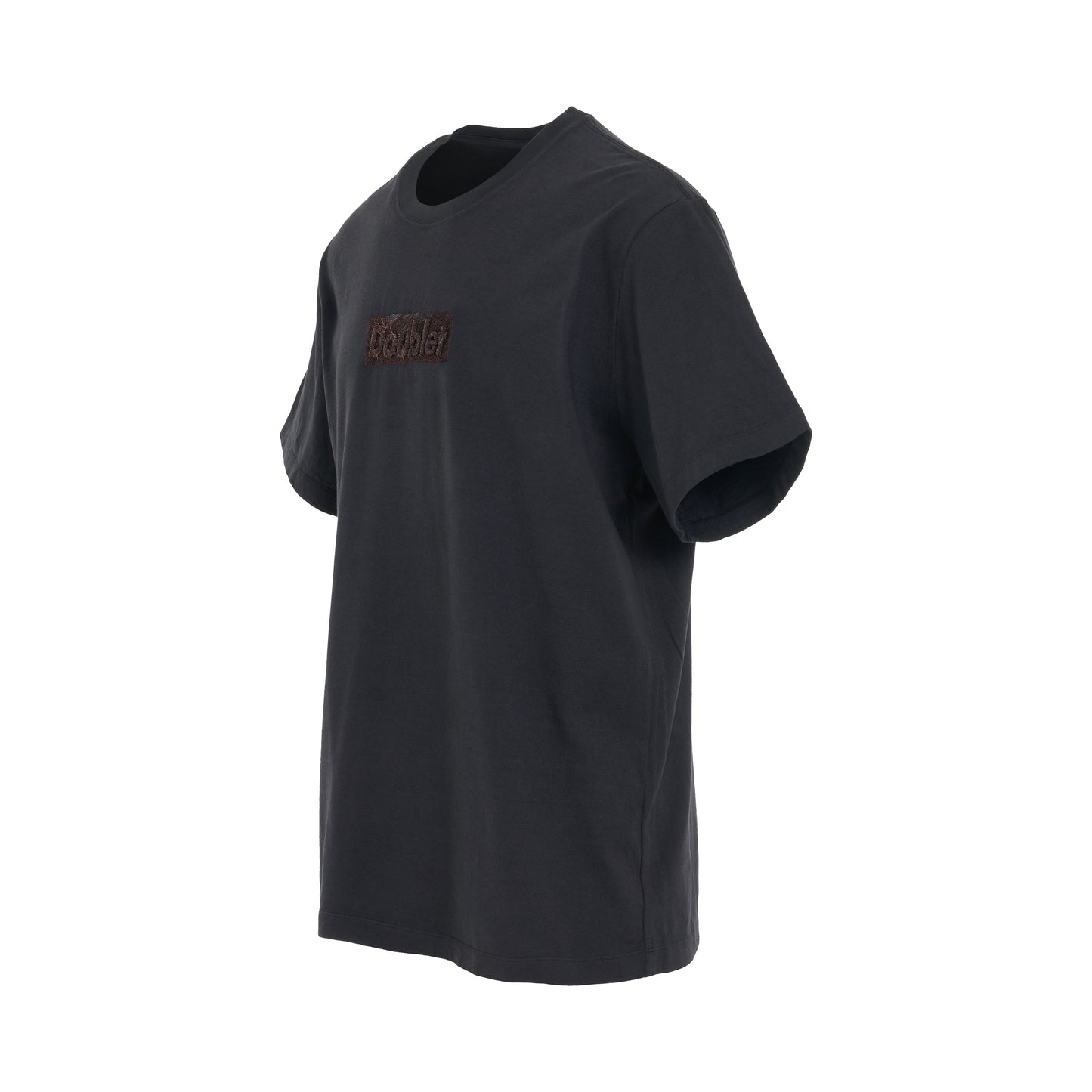 Rust Embroidery T-Shirt in Black