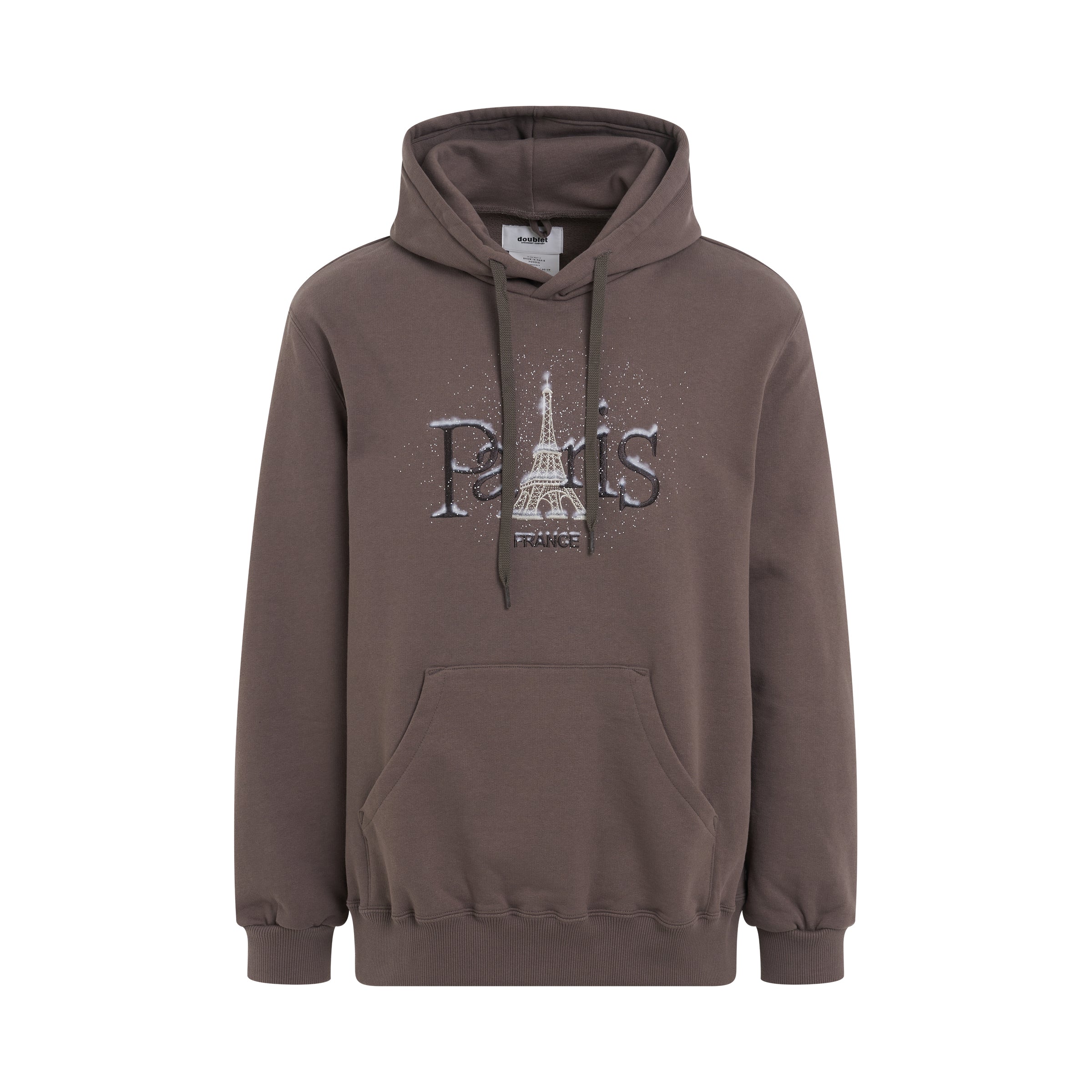 Snow in Paris Hoodie in Grey