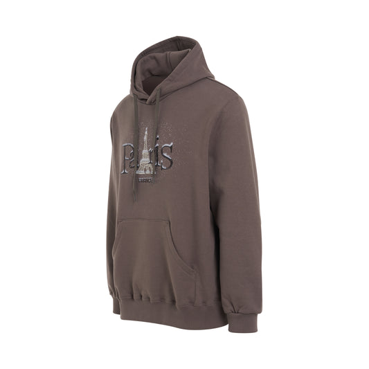 Snow in Paris Hoodie in Grey