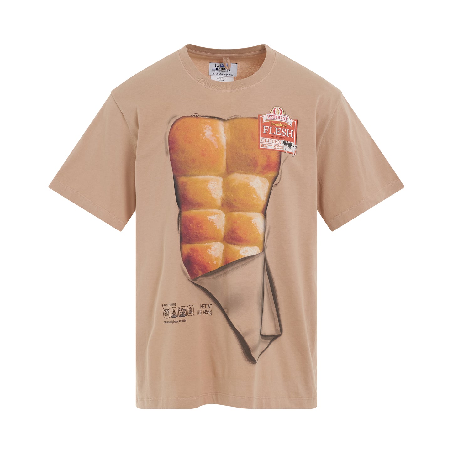 Bread Print T-Shirt in Craft