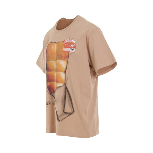 Bread Print T-Shirt in Craft