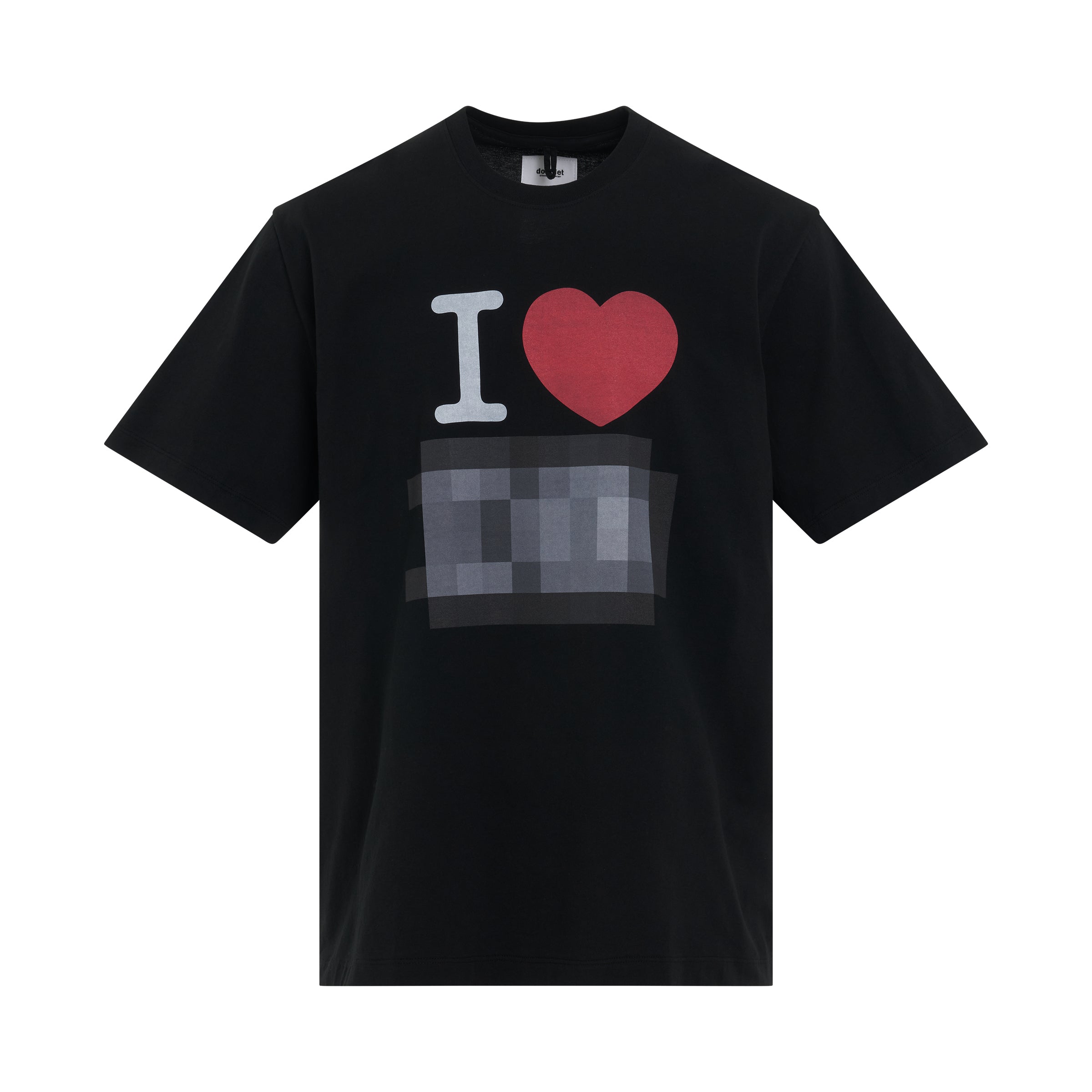 Mosaic Print T-Shirt in Black