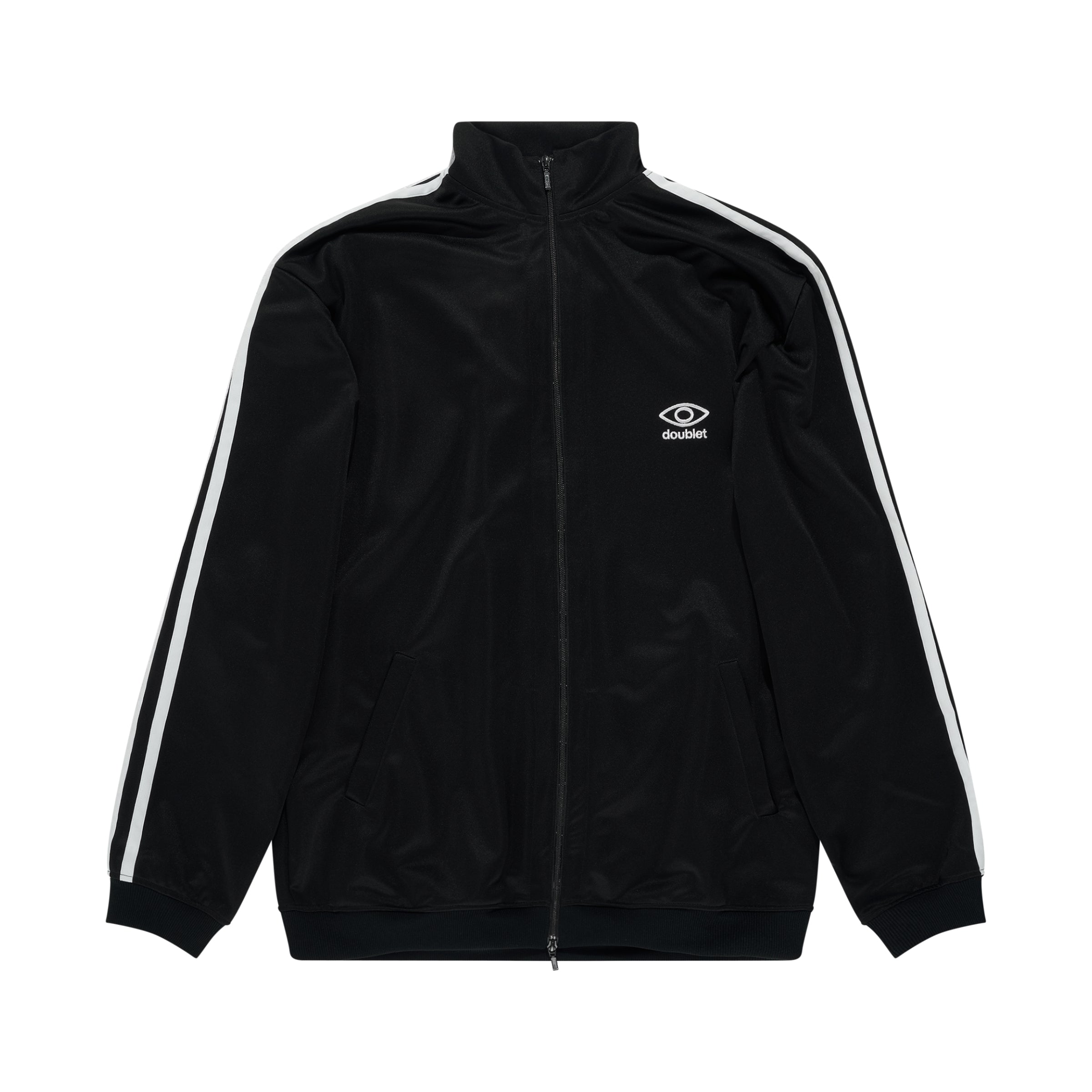 Invisible Track Jacket in Black