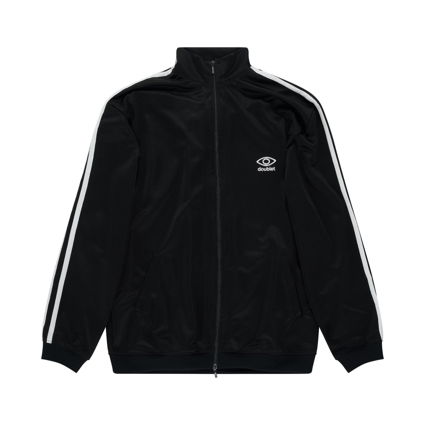 Invisible Track Jacket in Black