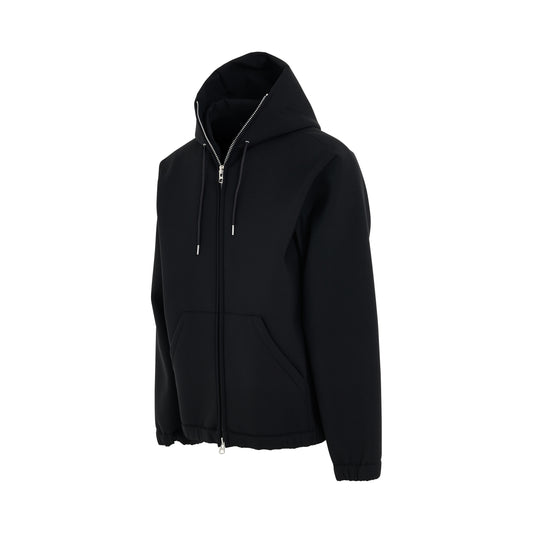 Suiting Bonding Hoodie in Black