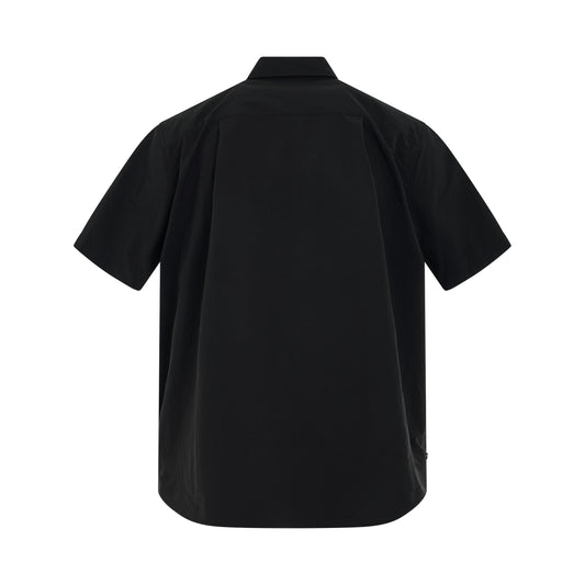 Matte Taffeta Shirt in Black