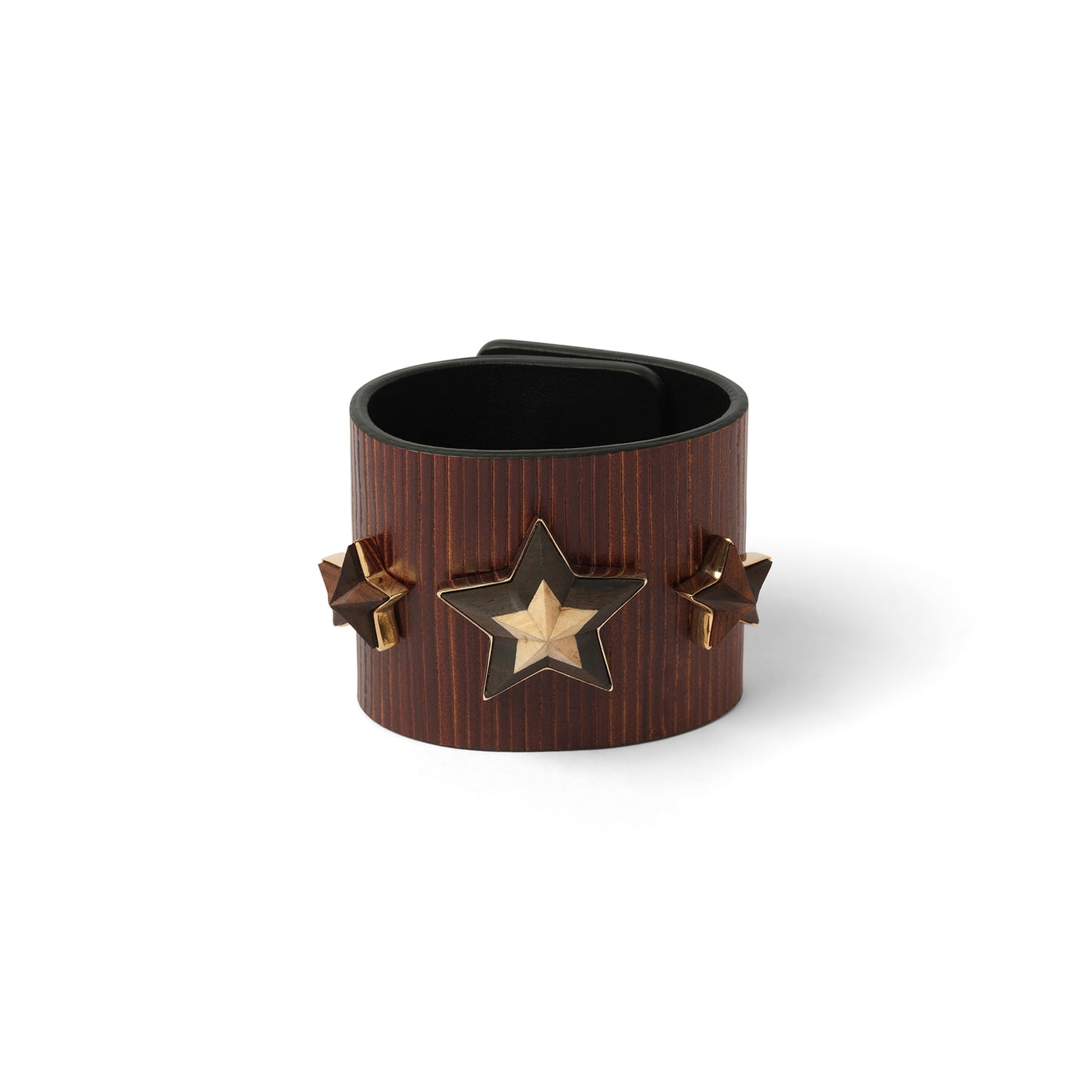 Large Cuff W/ Star in Brown