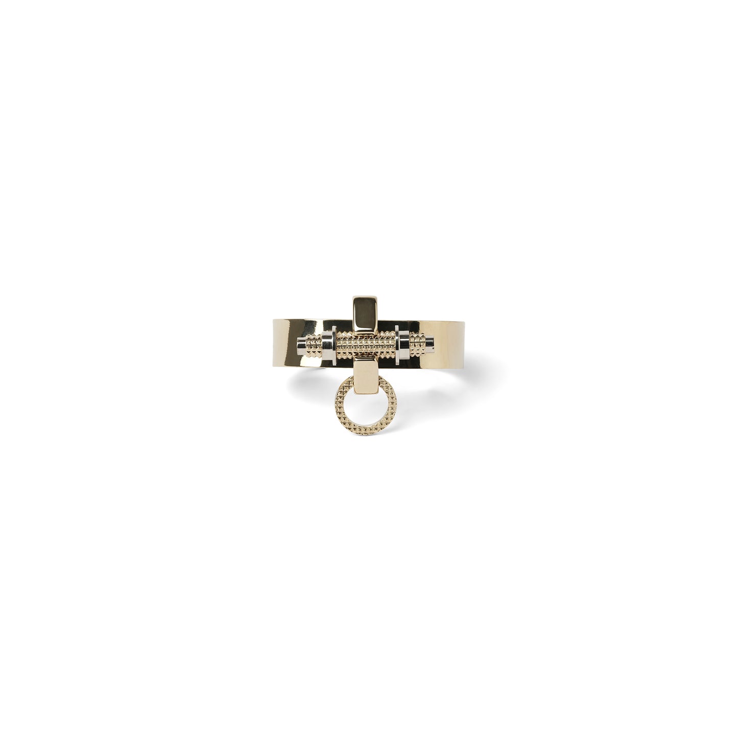 Stud Obsed Ring in Gold