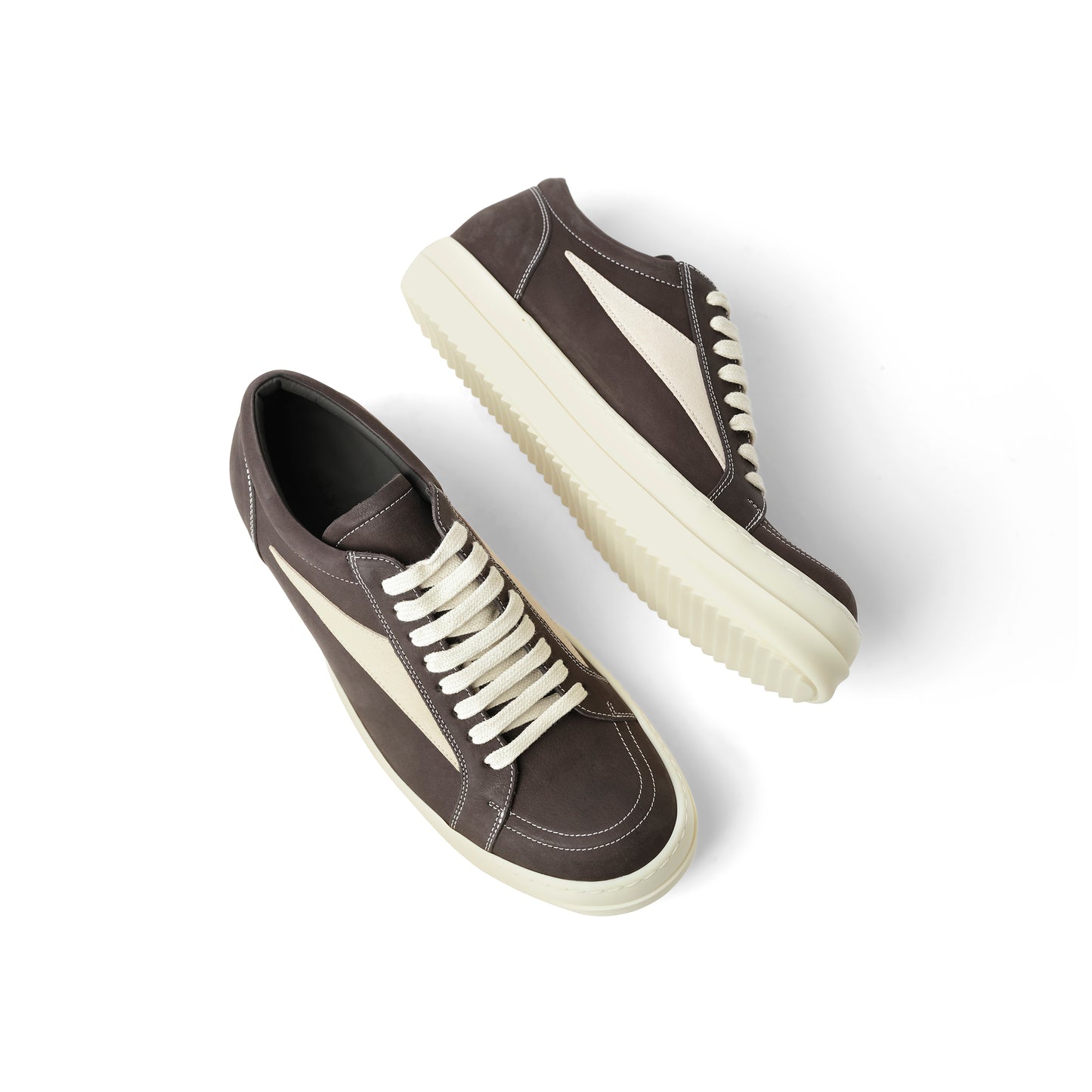 Grey Wolf Nubuk Vintage Sneaker in Dark Dust