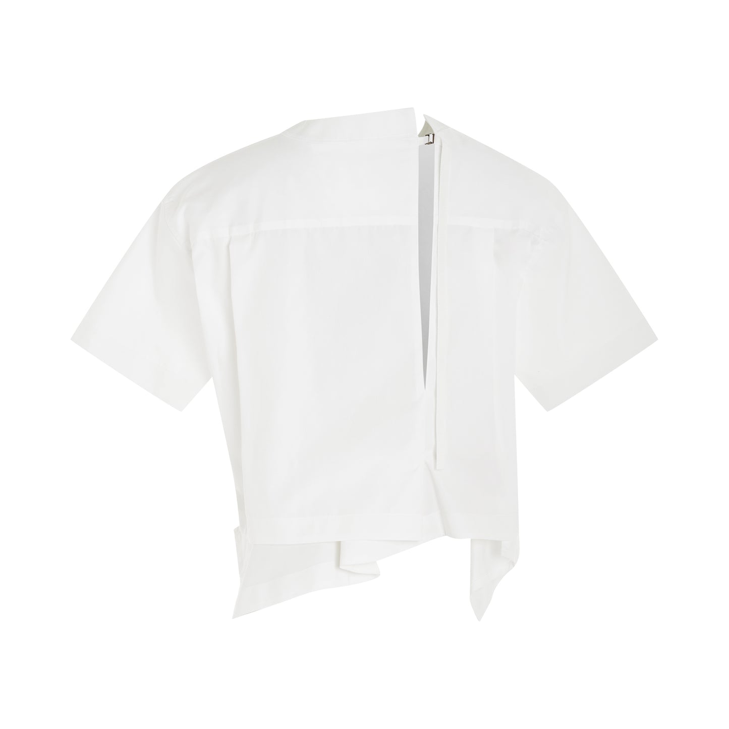 Cotton Poplin T-Shirt in Off White