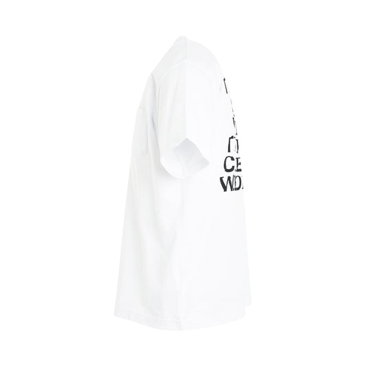 "Simple" Print T-Shirt in White