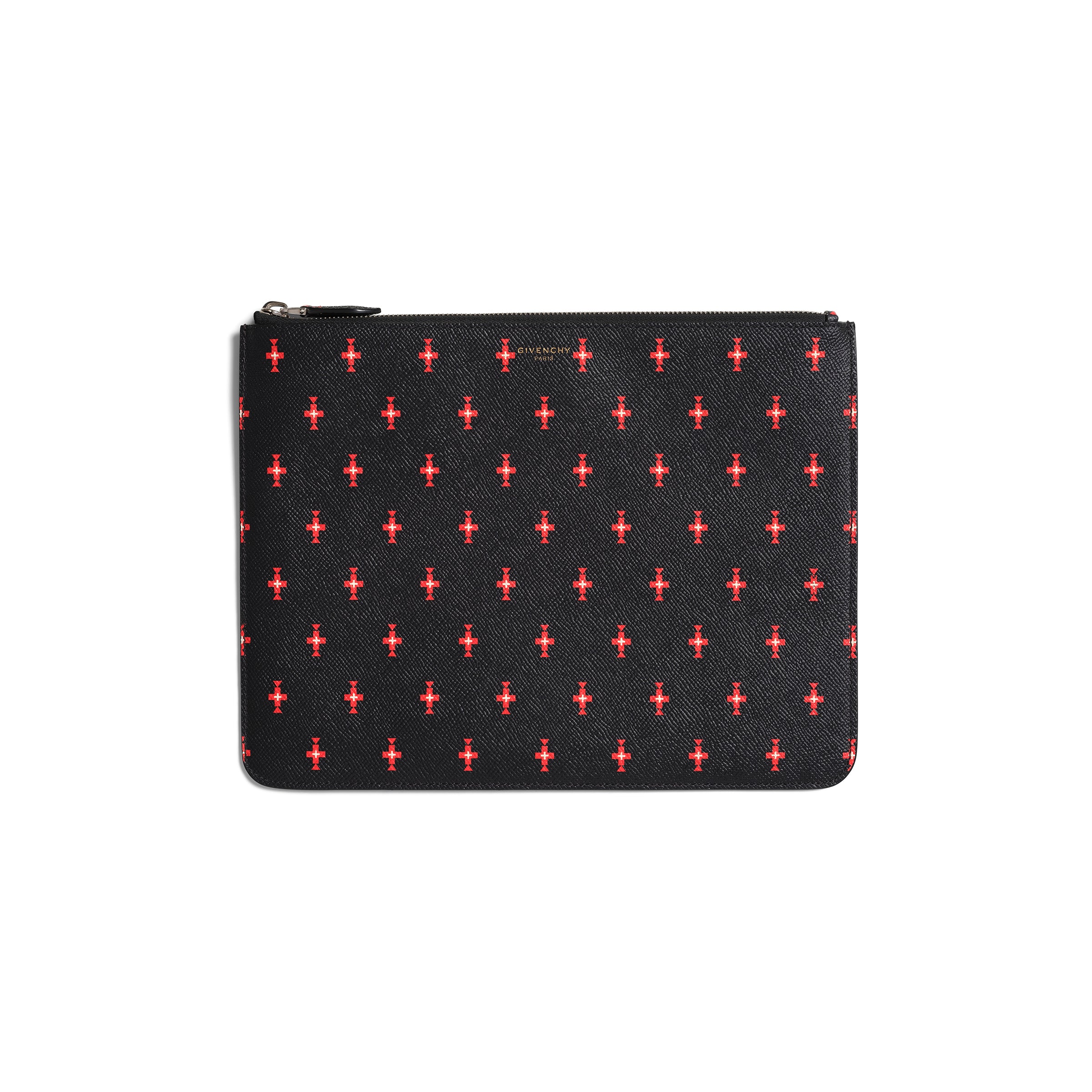 Classic Large Zipped Pouch in Black